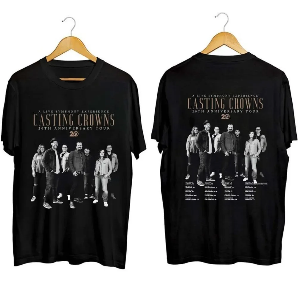 Casting Crowns 20th Anniversary Worship Tour 2 Sided T-Shirt